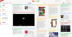 Mode "Mosaic" Qwant